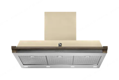 Steel קולט אדים 100 ס"מ סדרת Ascot תוצרת Steel דגם AKL100 גימור שמנת